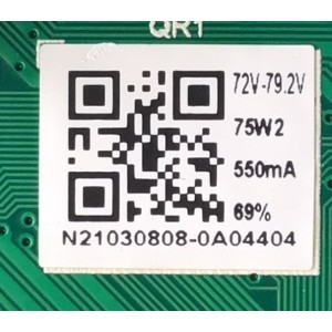 MAIN FUENTE PARA TV INSIGNIA / NUMERO DE PARTE 60103-00864 / TP.MS3553ZWT.PB757 / 4100007560 / N21030808-0A04404 / PANEL BOEI430WU1-01 / DISPLAY CC430LV2D / MODELO NS-43D420NA20